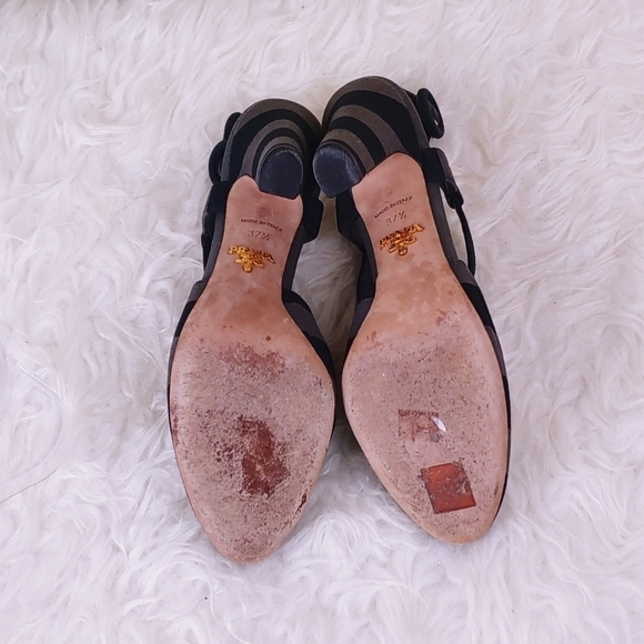 PRADA Striped Heel Pump - Picture 7 of 10